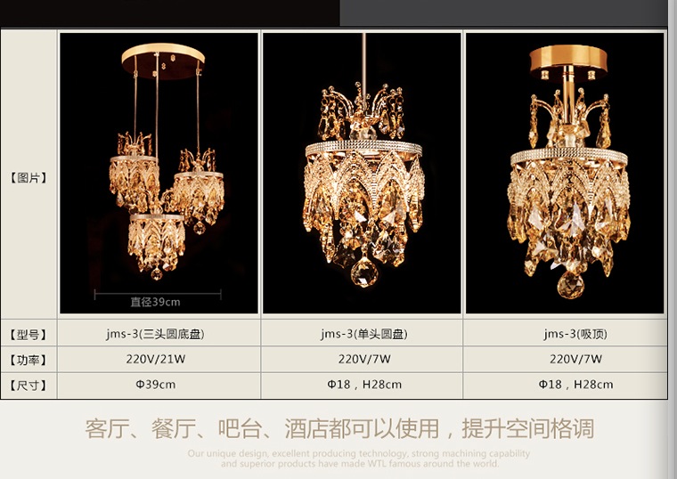 modern led crystal pendant lamp ceiling lamp chandelier dining 1l and 3l design room lighting guaranteed