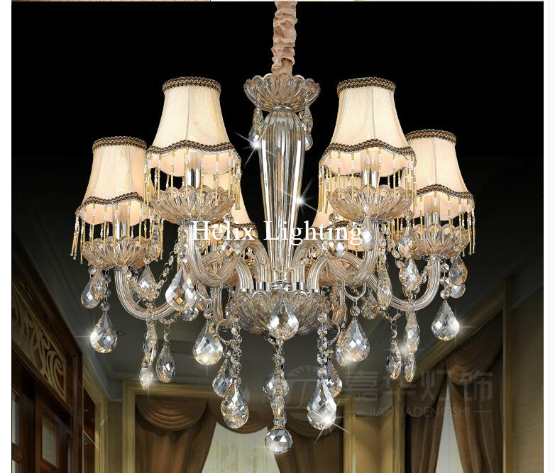 modern led k9 crystal chandelier lights lamp for living room light lighting fixture ac indoor crystal lighting