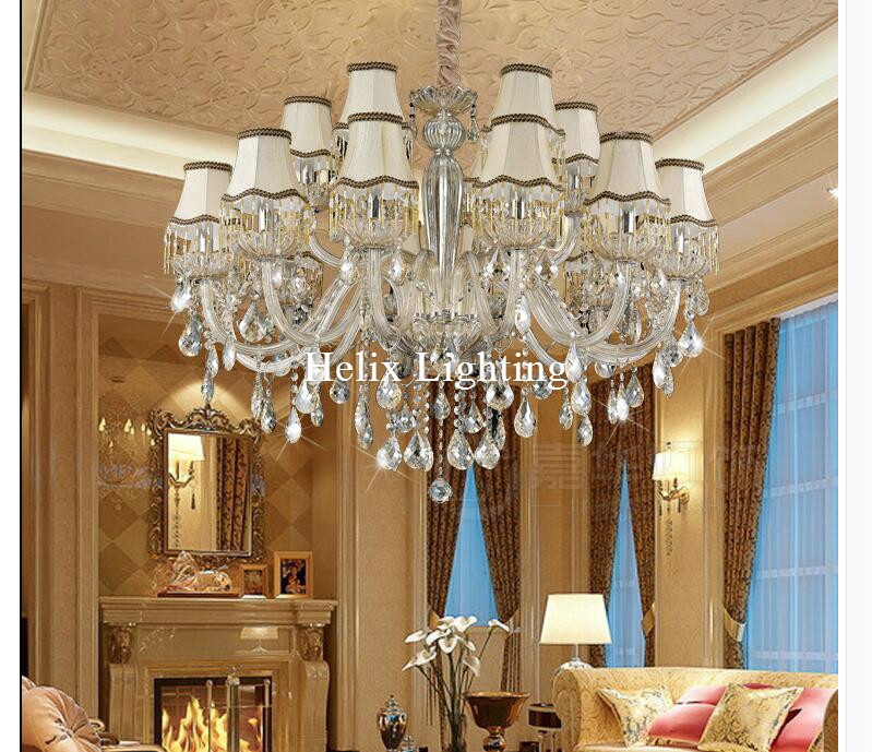 modern led k9 crystal chandelier lights lamp for living room light lighting fixture ac indoor crystal lighting