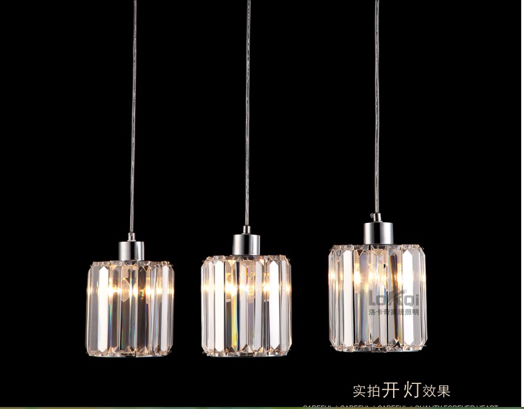 modern lighting k9 crystal lamp ceiling lamp pendant lamp restaurants bedroom ac