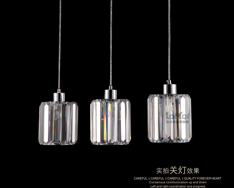 modern lighting k9 crystal lamp ceiling lamp pendant lamp restaurants bedroom ac