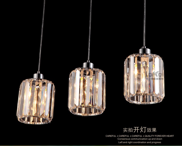 modern lighting k9 crystal lamp ceiling lamp pendant lamp restaurants bedroom ac