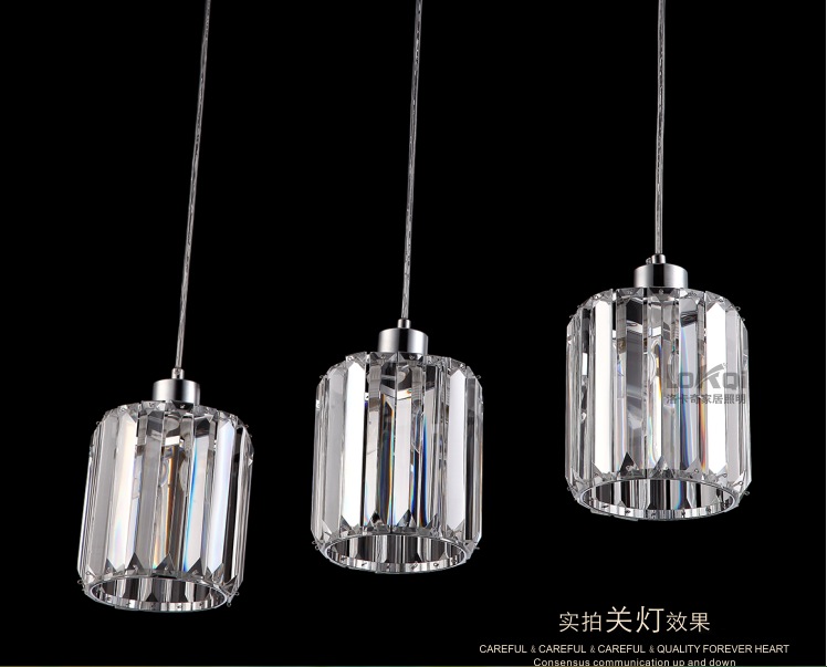 modern lighting k9 crystal lamp ceiling lamp pendant lamp restaurants bedroom ac