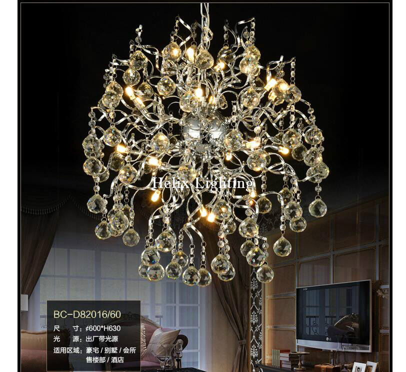 modern lighting led modern crystal pendant lights lamp ac g4 led lustres pendentes lustre de cristal decoration