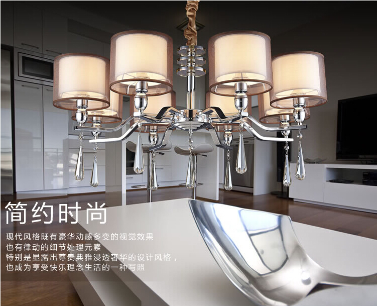 modern luxury chrome led crystal ceiling light ceiling lighting fixture for dining room ac guaranteed