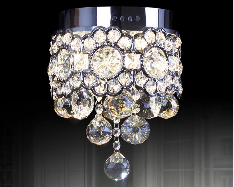 modern round crystal ceiling light fixture k9 crystal ceiling light decorated d200mm d400mm guaranteed !