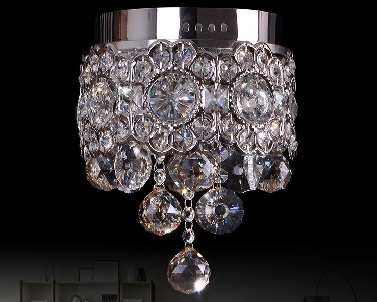 modern round crystal ceiling light fixture k9 crystal ceiling light decorated d200mm d400mm guaranteed !