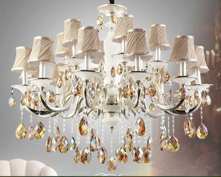 modern silver champagne crystal pendant lamp ceiling lamp chandelier dining room lighting ac guaranteed