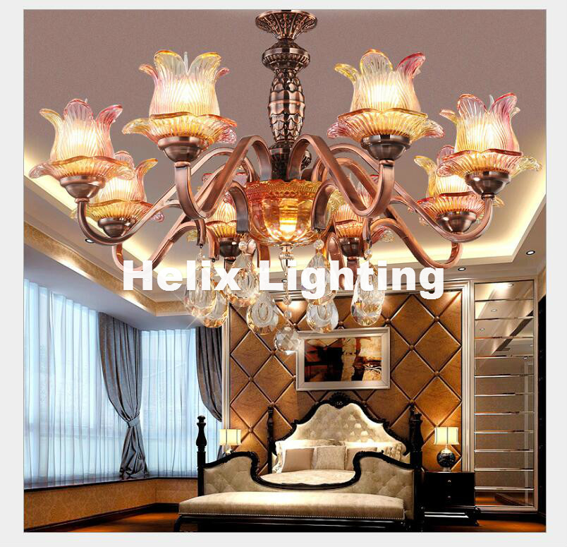 new arrival 5l fashion brass color chandelier lights copper brass color chandelier light luxury antique copper chandelier light