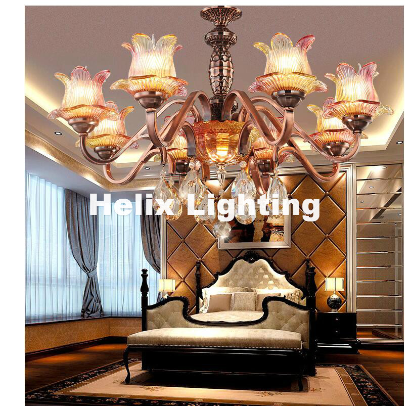 new arrival 5l fashion brass color chandelier lights copper brass color chandelier light luxury antique copper chandelier light