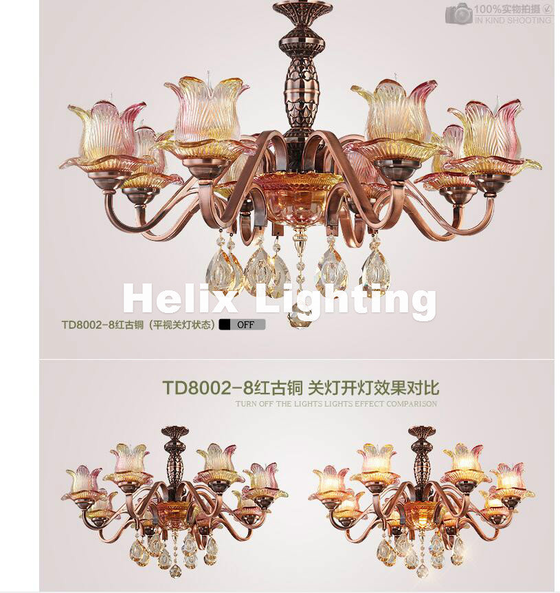 new arrival 5l fashion brass color chandelier lights copper brass color chandelier light luxury antique copper chandelier light