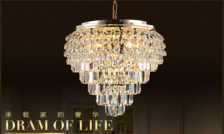 new arrival d460mm traditional k9 crystal chandelier pendant lamp ac guaranteed