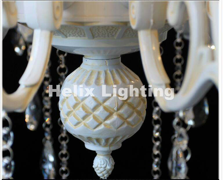 new arrival lustres chandelier genuine vintage crystal chandelier caved golden/white chandelier l