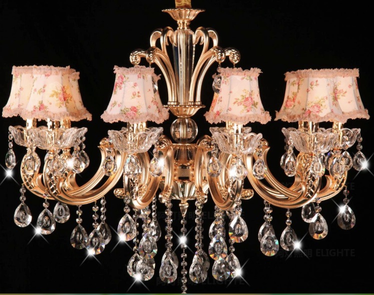 new arrival ! modern gold crystal chandelier light fixture crystal lustre hanging lamp with top class k9 crystal lighting