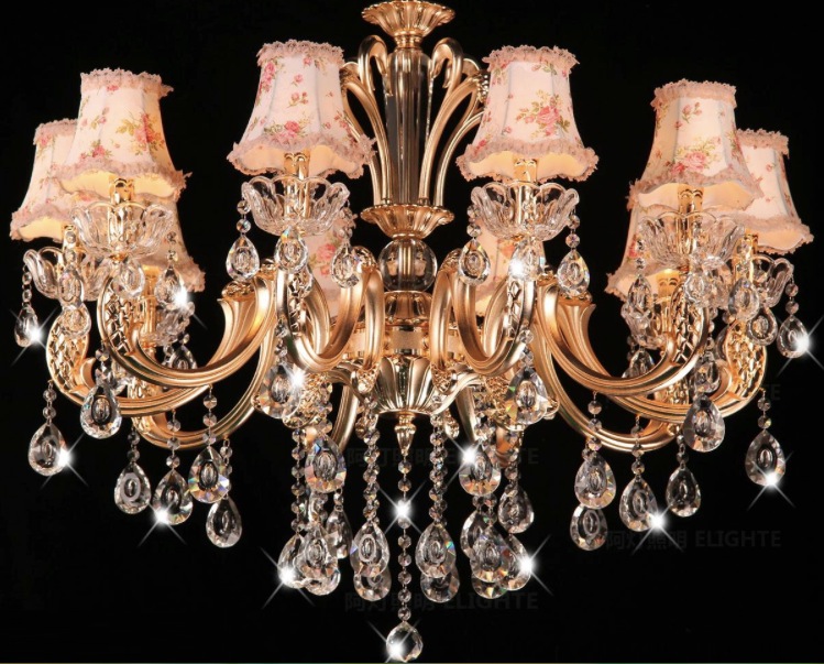 new arrival ! modern gold crystal chandelier light fixture crystal lustre hanging lamp with top class k9 crystal lighting