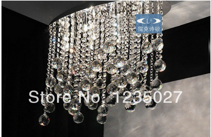 new art deco annular led crystal chandeliers guaranteed sy3040/6l l600mm w350mm h380mm