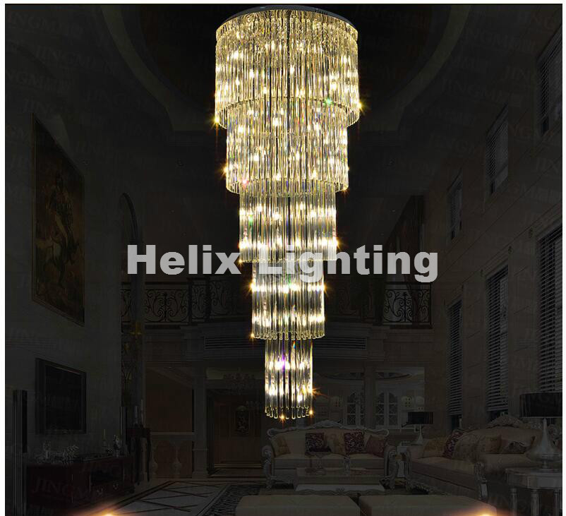 new d800mm h1900mm chrome modern el crystal chandelier pendant lamp g9 led el chandelier ac guaranteed