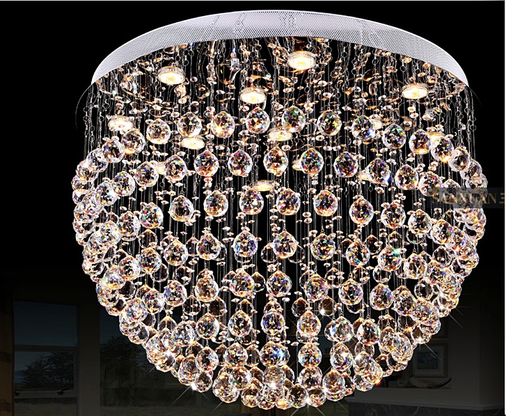 new modern crystal ceiling lights luxury led crystal light fixtures d500mm d600mm d700mm d800mm 4sizes