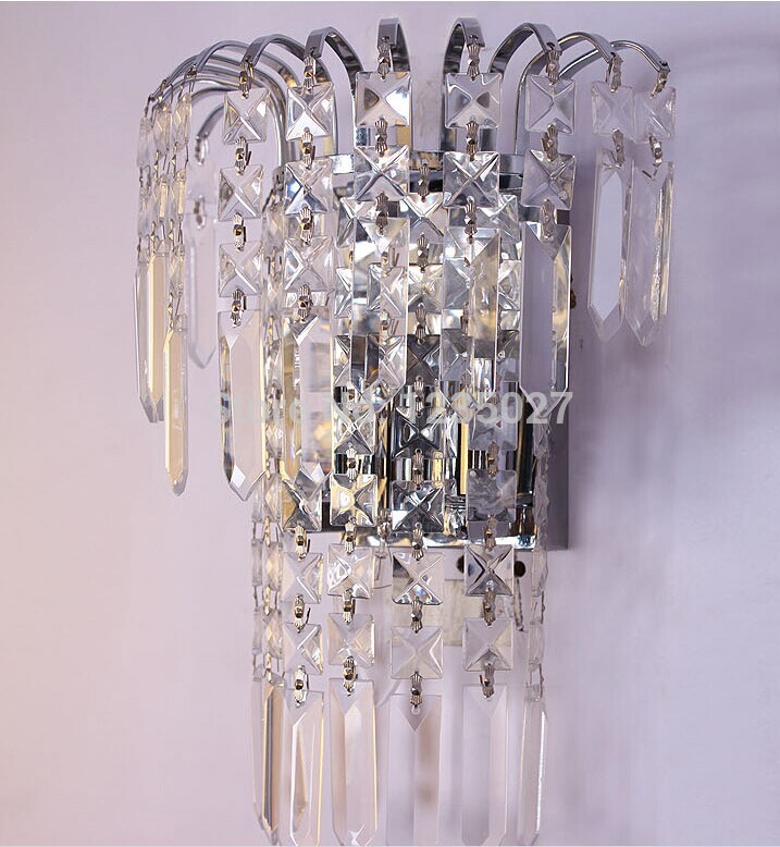 new modern fashion wall lamps crystal wall light bed-lighting crystal e14 wall mounted lights