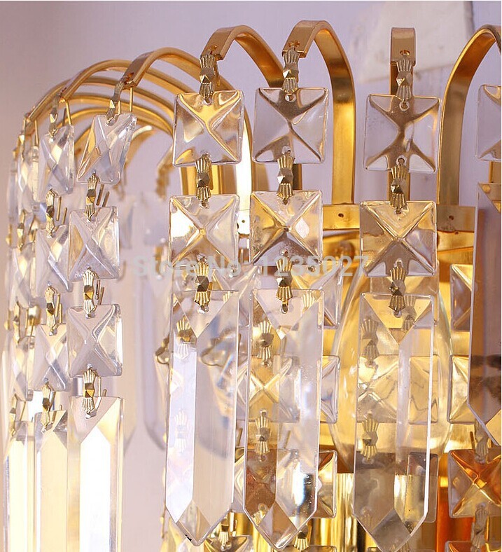 new modern fashion wall lamps crystal wall light bed-lighting crystal e14 wall mounted lights