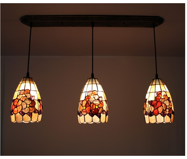 new vintage novelty creative tiffany pendant light lamp glass lampshade pendant lighting lamp for home living room