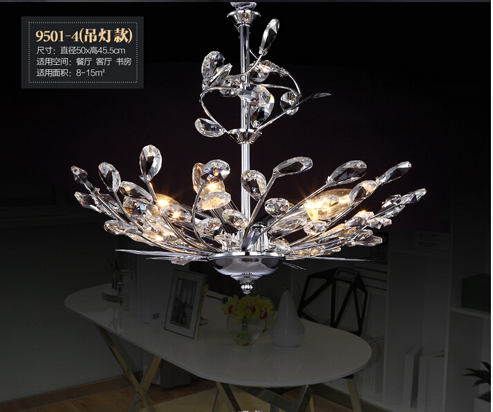 newly arrival selling ! modern crystal chandelier light fixture, chrome finish d500mm k9 crystals chandelier+ !