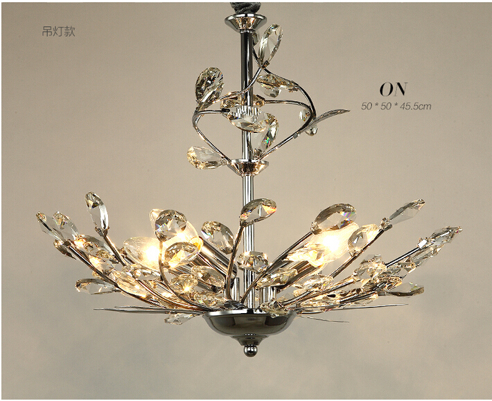 newly arrival selling ! modern crystal chandelier light fixture, chrome finish d500mm k9 crystals chandelier+ !