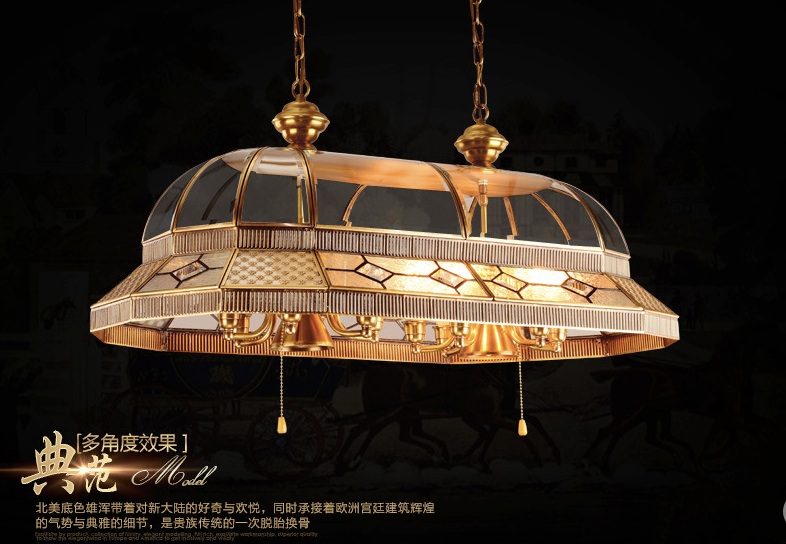 newly brass candle chandelier ac90-260v 10 arms lamps glass lampshade copper material chandelier big size living room chandelier