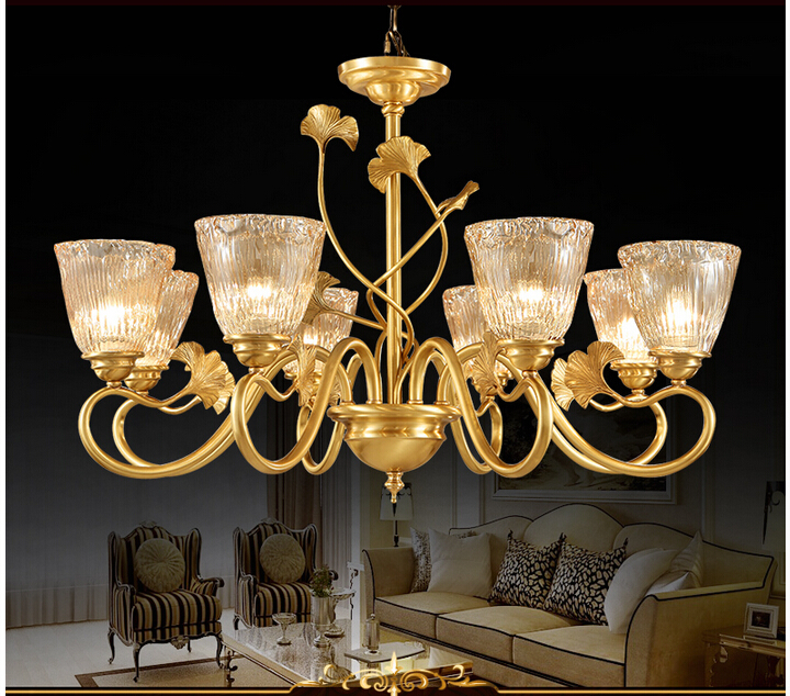 newly bronze finished antique crystal chandelier lingting luxurious brass crystal lamp lustre suspension light