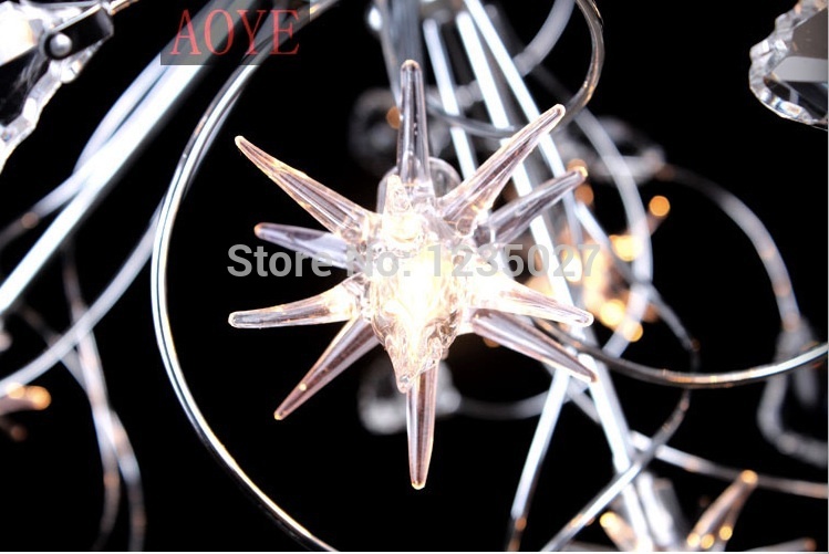 newly d550mm 18 lights g4 modern crystals light fixture by italian designer 110v~240v