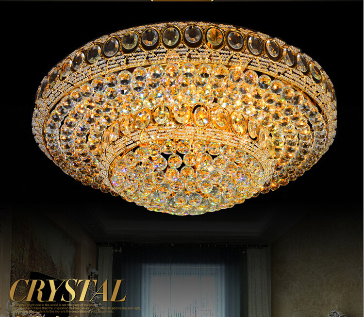 newly d800mm led crystal ceiling lamp living room lamp led ceiling bedroom restaurant corridor lighting ac85-265v