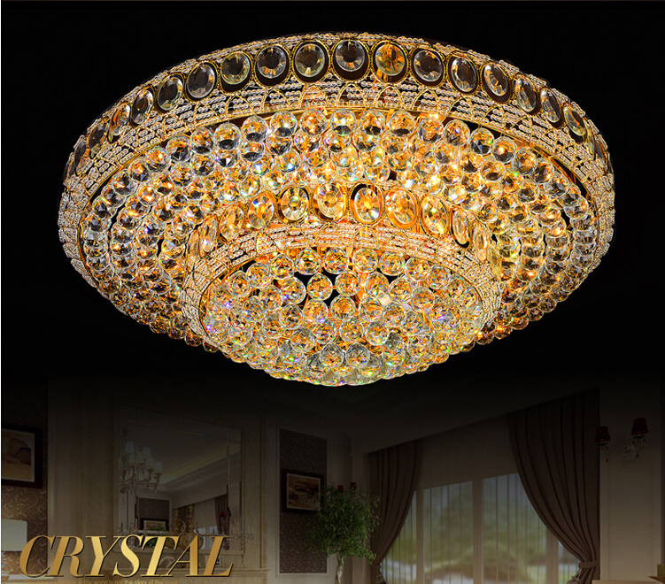 newly d800mm led crystal ceiling lamp living room lamp led ceiling bedroom restaurant corridor lighting ac85-265v