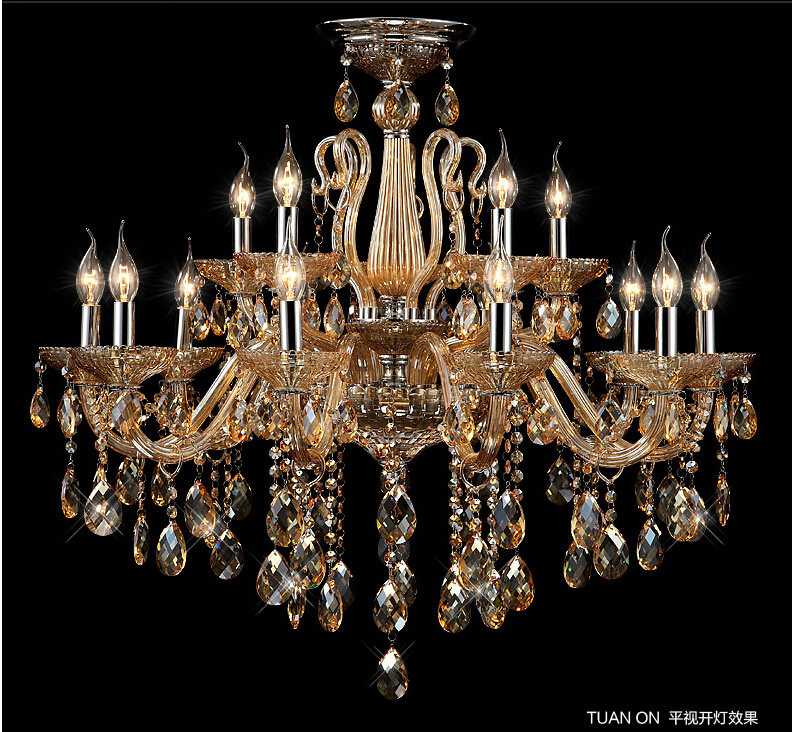 newly d900mm large crystal chandelier 10 arms luxury crystal light fashion chandelier crystal light modern large chandeliers