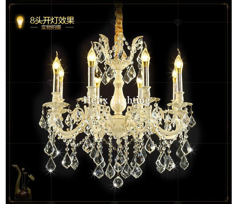 newly ivory gold crystal chandelier living room lustres decoration pendants ac chandeliers crystal home lighting indoor lighting