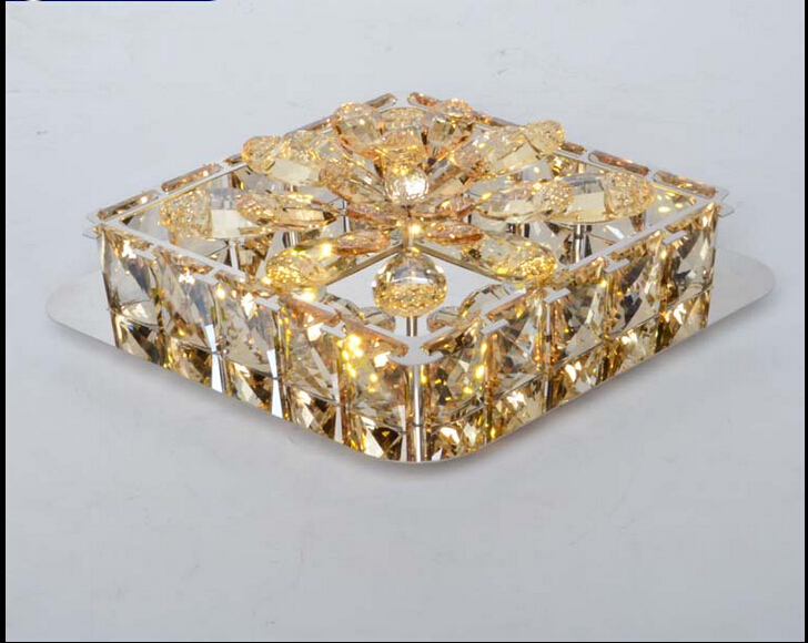 newly l340mm w250mm 15w led crystal ceiling light led ceiling light lighting lamp flush mount ac guaranteed guaranteed