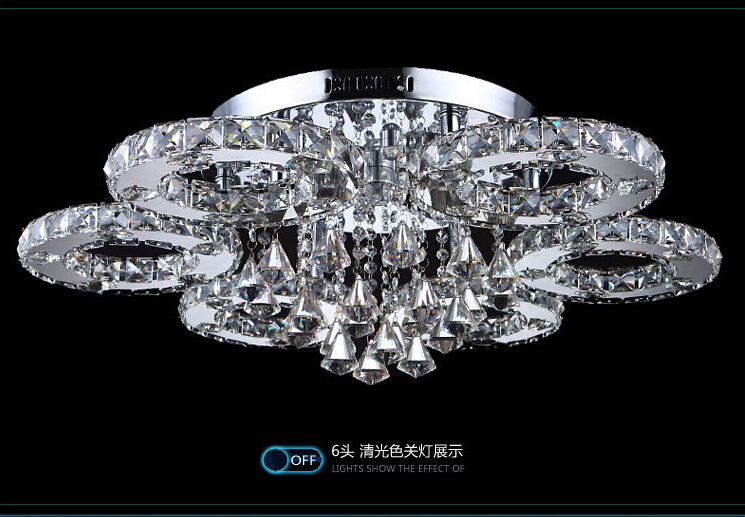 newly led crystal ceiling lights for living room luminaria teto cristal ceiling lamps for home decoration