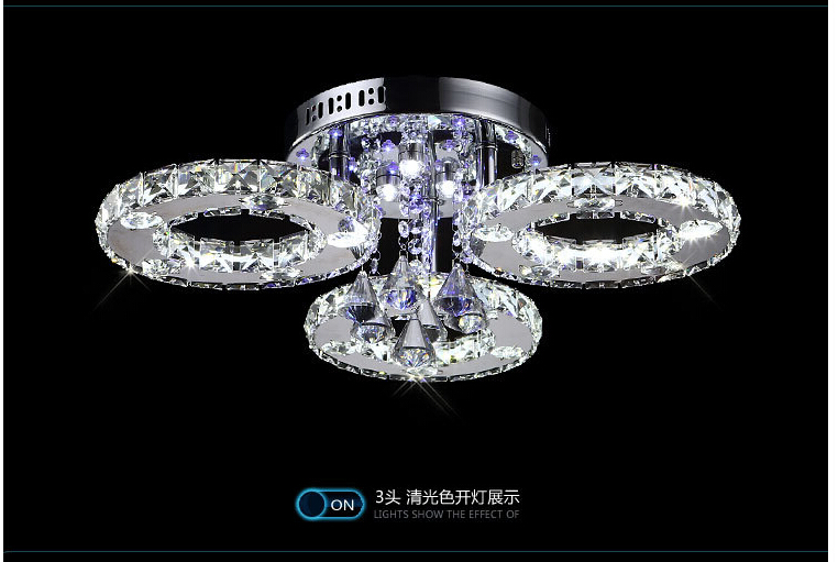 newly led crystal ceiling lights for living room luminaria teto cristal ceiling lamps for home decoration