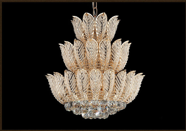 newly lotus flower gold crystal pendant chandelier for dining room bedroom el shop ;crystal modern chandelier