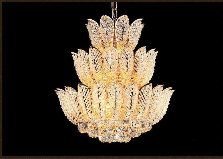 newly lotus flower gold crystal pendant chandelier for dining room bedroom el shop ;crystal modern chandelier