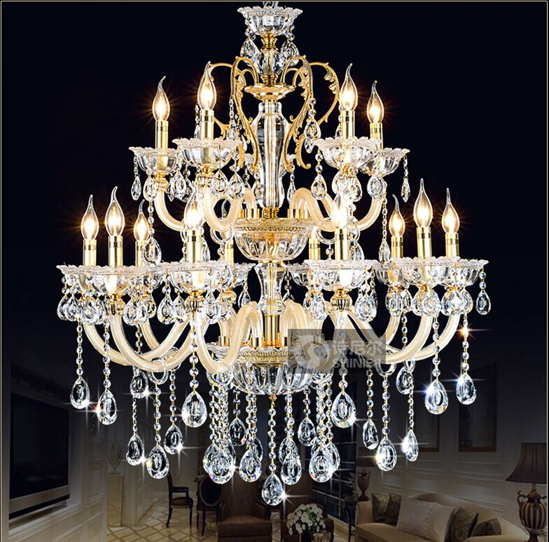 newly luxury crystal chandelier for living room lustre sala de jantar cristal modern chandeliers light fixture decoration