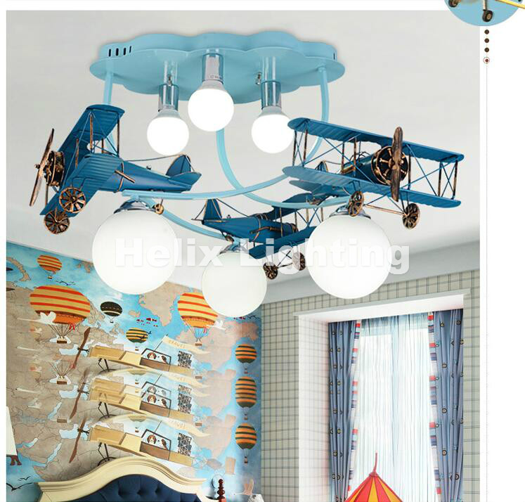 newly modern airplane led ceiling light children bedroom ceiling lamp eye protective light fixtures ac led design