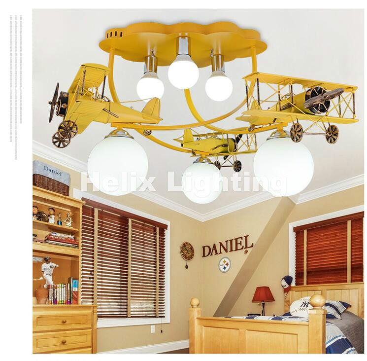 newly modern airplane led ceiling light children bedroom ceiling lamp eye protective light fixtures ac led design