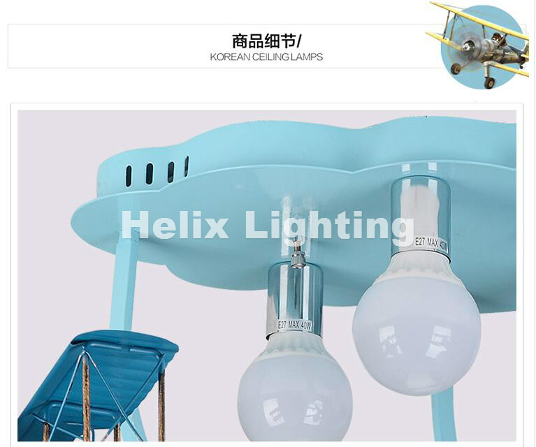 newly modern airplane led ceiling light children bedroom ceiling lamp eye protective light fixtures ac led design