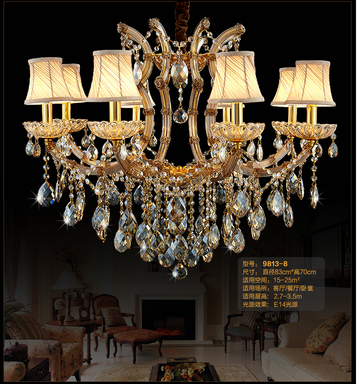 newly modern gold k9 crystal chandeliers light ceiling chandelier fixtures for dining room bedroom lighting ac guaranteed