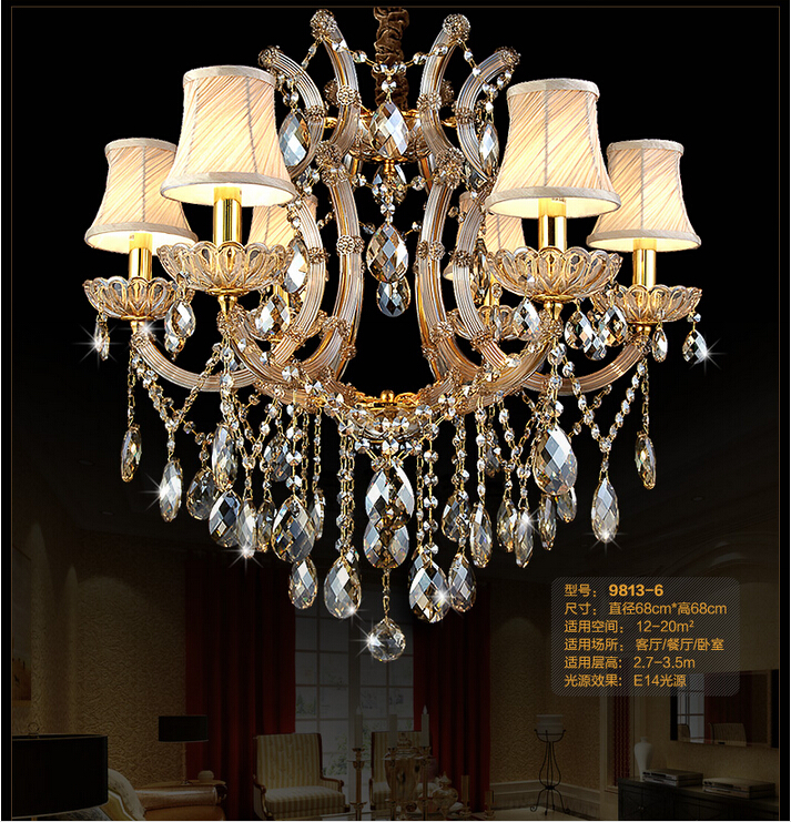 newly modern gold k9 crystal chandeliers light ceiling chandelier fixtures for dining room bedroom lighting ac guaranteed