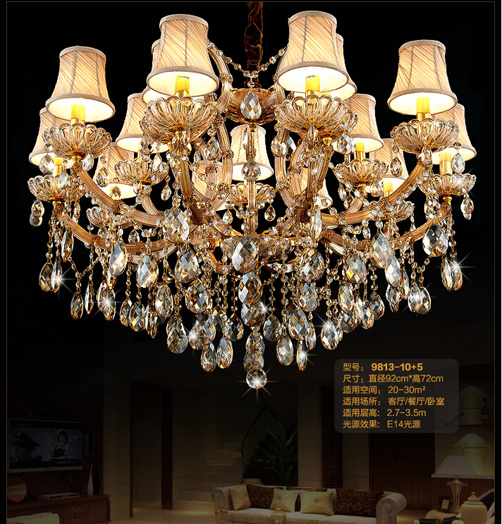 newly modern gold k9 crystal chandeliers light ceiling chandelier fixtures for dining room bedroom lighting ac guaranteed