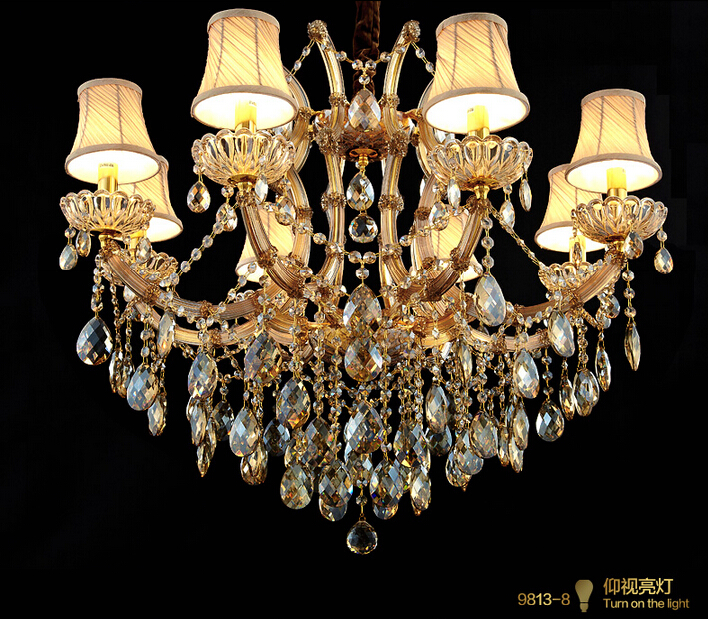 newly modern gold k9 crystal chandeliers light ceiling chandelier fixtures for dining room bedroom lighting ac guaranteed