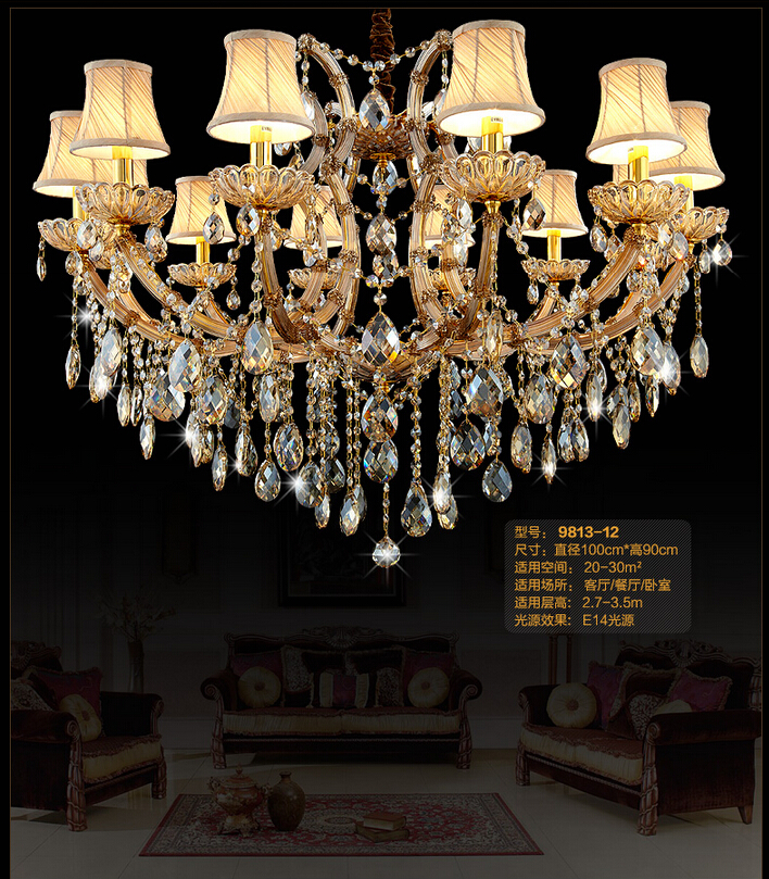 newly modern gold k9 crystal chandeliers light ceiling chandelier fixtures for dining room bedroom lighting ac guaranteed