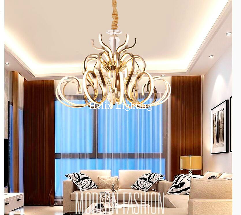 newly modern led pendant acrylic lights lamp for dinning room living room lampadario moderno lustre pendant lighting ac 90-260v