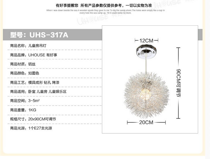 newly modern moon star led pendant lamp for children bedroom kids ceiling luminaire light fixture